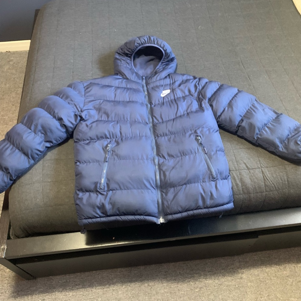 Blue Puffer Jacket - Picture 2 of 7